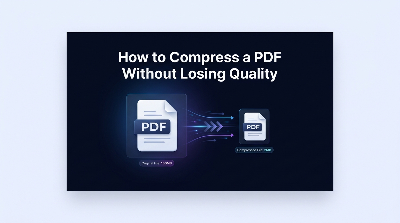 How to Compress a PDF Without Losing Quality